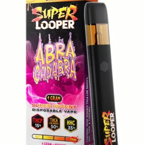 abra cadabra super looper super potent thcp+thca+hhc vape 1g