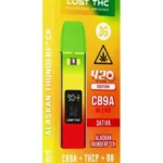 alaskan thunderf*ck lost thc 420 edition cb9a blend rechargeable disposable 3g