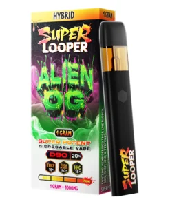 alien og super looper super potent thcp+thca+hhc vape 1g