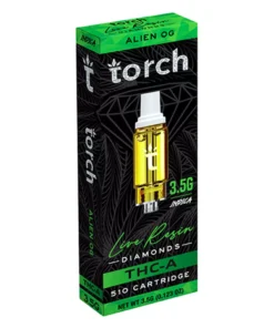 alien og torch thc a live resin diamonds 510 cartridge 3.5g