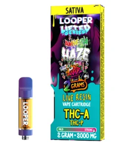 amnesia haze looper lifted series thc a+thc p live resin cart 2g