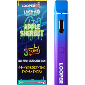 apple sherbet looper xl lifted series 11 hydroxy thc+thc b+thcp2 live resin disposable 3gapple sherbet looper xl lifted series 11 hydroxy thc+thc b+thcp2 live resin disposable 3g