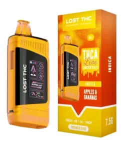 apples & bananas lost thc thca blend live concentrate disposible 7500mg