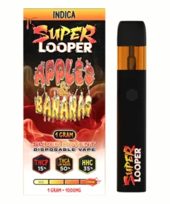 apples & bananas super looper super potent thcp+thca+hhc vape 1g
