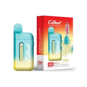 banana sundae cutleaf live rosin disposable 5g