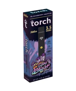 blackberry muffin torch live sugar blend disposable 3.5g