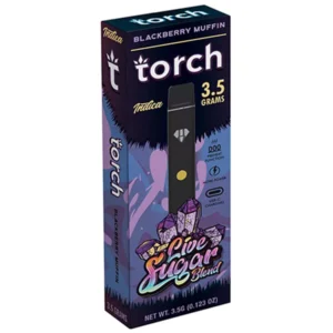 blackberry muffin torch live sugar blend disposable 3.5g