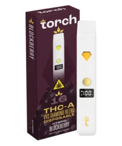 blockberry torch thc a vvs diamond blend vape 1g