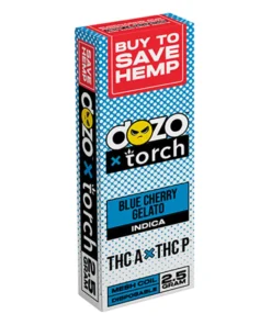 blue cherry gelato dozo x torch thc a + thc p vape 2.5g