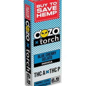 blue cherry gelato dozo x torch thc a + thc p vape 2.5g