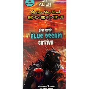 blue dream alien exotics 5pace craft blend live resin disposable 4g