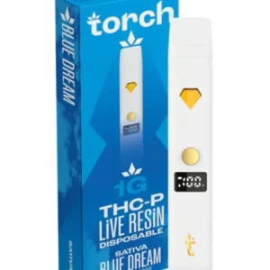 blue dream torch thc p live resin vape 1g