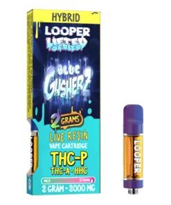 blue gusherz looper lifted series hhc+thc a+thc p cartridge 2g