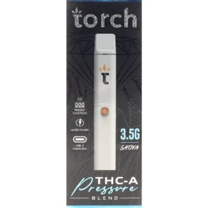 blue razz haze torch thc a pressure blend vape 3.5g