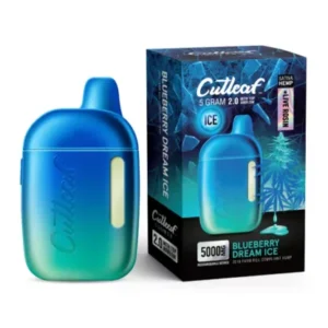 blueberry dream ice cutleaf live rosin disposable 5g