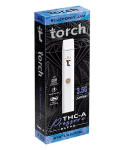 blueberry jam torch thc a pressure blend disposable 3.5g