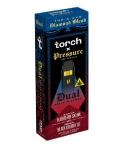 blueberry skunk | cherry og torch x pressure dual disposable 3g