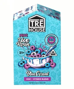 blue cereal tre house hhc live rosin vape pen 3.5g
