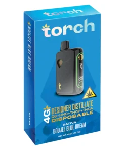 boujee blue dream torch designer distillate disposable 4g