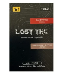 candy fuel | graddaddy zkittlez lost thc switch thca disposable 5g