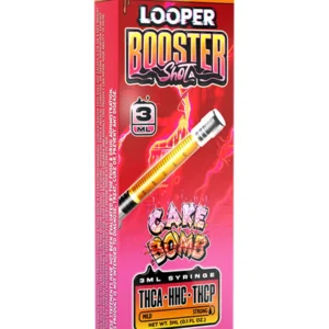 cake bomb looper thca booster shot syringe 3g