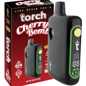 cherry bomb torch live resin thc a disposable 6g
