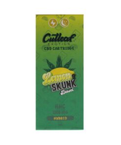 lemon skunk diesel cutleaf exotics hhc cbd cartridge 1000mg