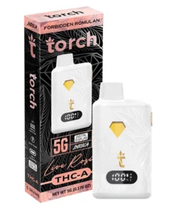 forbidden romulan torch live rosin thc a vape 5g