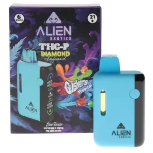 fruit gushers tropical alien exotics thc p diamond infused live rosin disposable 6g