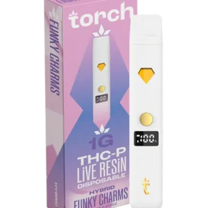 funky charms torch thc p live resin vape 1g