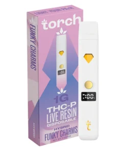 funky charms torch thc p live resin vape 1g