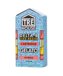 gelato tre house live resin delta 8 cartridge 1g