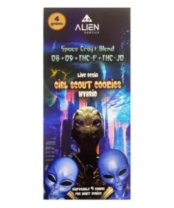 girl scout cookies alien exotics 5pace craft blend live resin disposable 4g