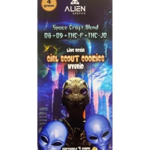 girl scout cookies alien exotics 5pace craft blend live resin disposable 4g