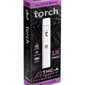 glitter bomb torch thc a pressure blend disposable 3.5g