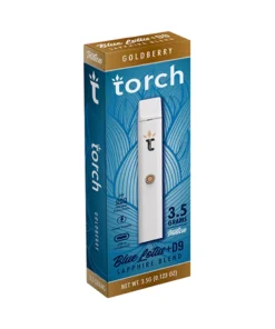 goldberry torch blue lotus + d9 sapphire disposable 3.5g