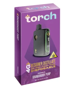 graddaddy purp torch designer distillate disposable 4g