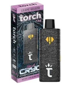 grape gelato torch cryo thc a cured live resin vape 7.5g