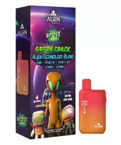 green crack alien exotics vip cut series disposable 4g