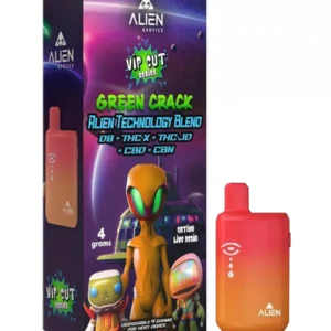 green crack alien exotics vip cut series disposable 4g