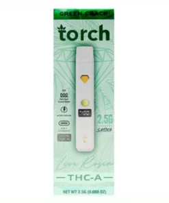 green crack torch thc a live rosin disposable 2.5g
