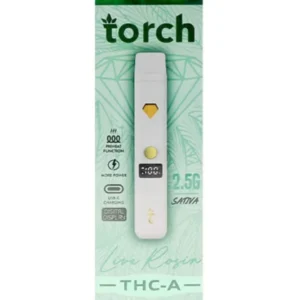 green crack torch thc a live rosin disposable 2.5g