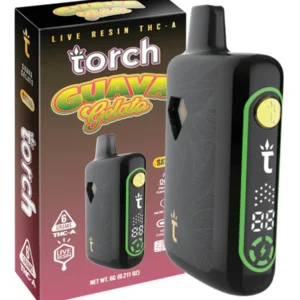 guava gelato torch live resin thc a disposable 6g