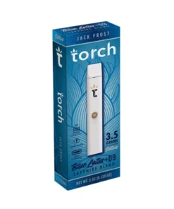 jack frost torch blue lotus + d9 sapphire disposable 3.5g