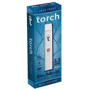 jack frost torch blue lotus + d9 sapphire disposable 3.5g