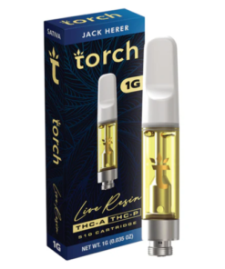 jack herer torch live resin thc a + thc p 510 cartridge 1g