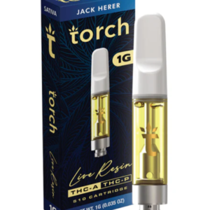jack herer torch live resin thc a + thc p 510 cartridge 1g