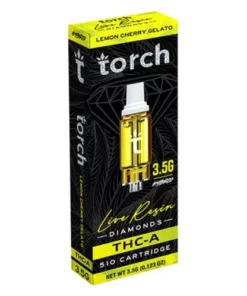 lemon cherry gelato torch thc a live resin diamonds 510 cartridge 3.5g