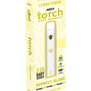 lemon venom torch baby burnout blend vape 2.2g