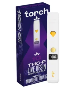 midnight runtz torch thc p live resin vape 1g